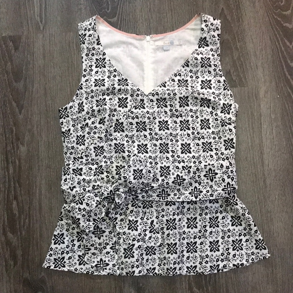 Boden faux wrap top